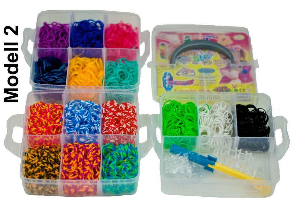 Loom Bands Mega XL Starter Set Bracelet Web Frame Jumbo Box Rubber ...